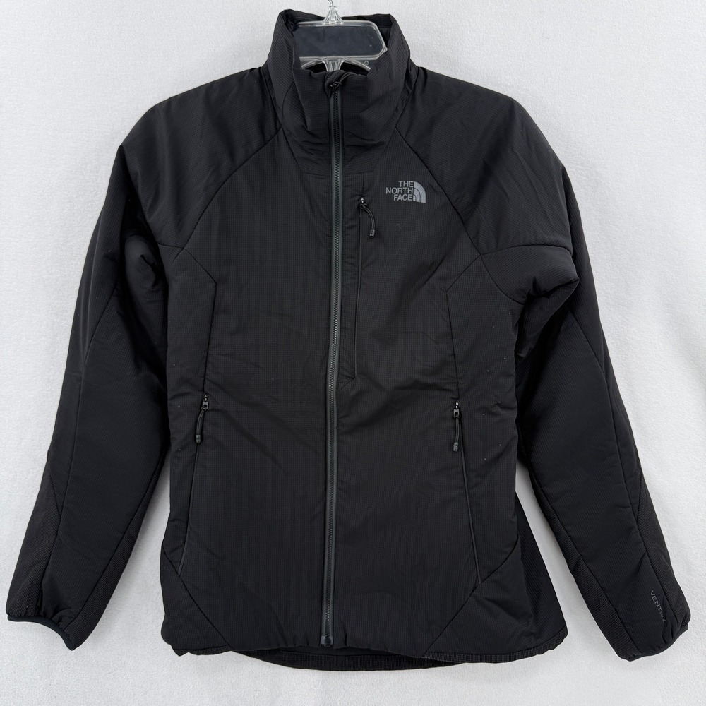 The North Face Ventrix Jacket Womens Small Black Insulated Full Zip Hiking Coat